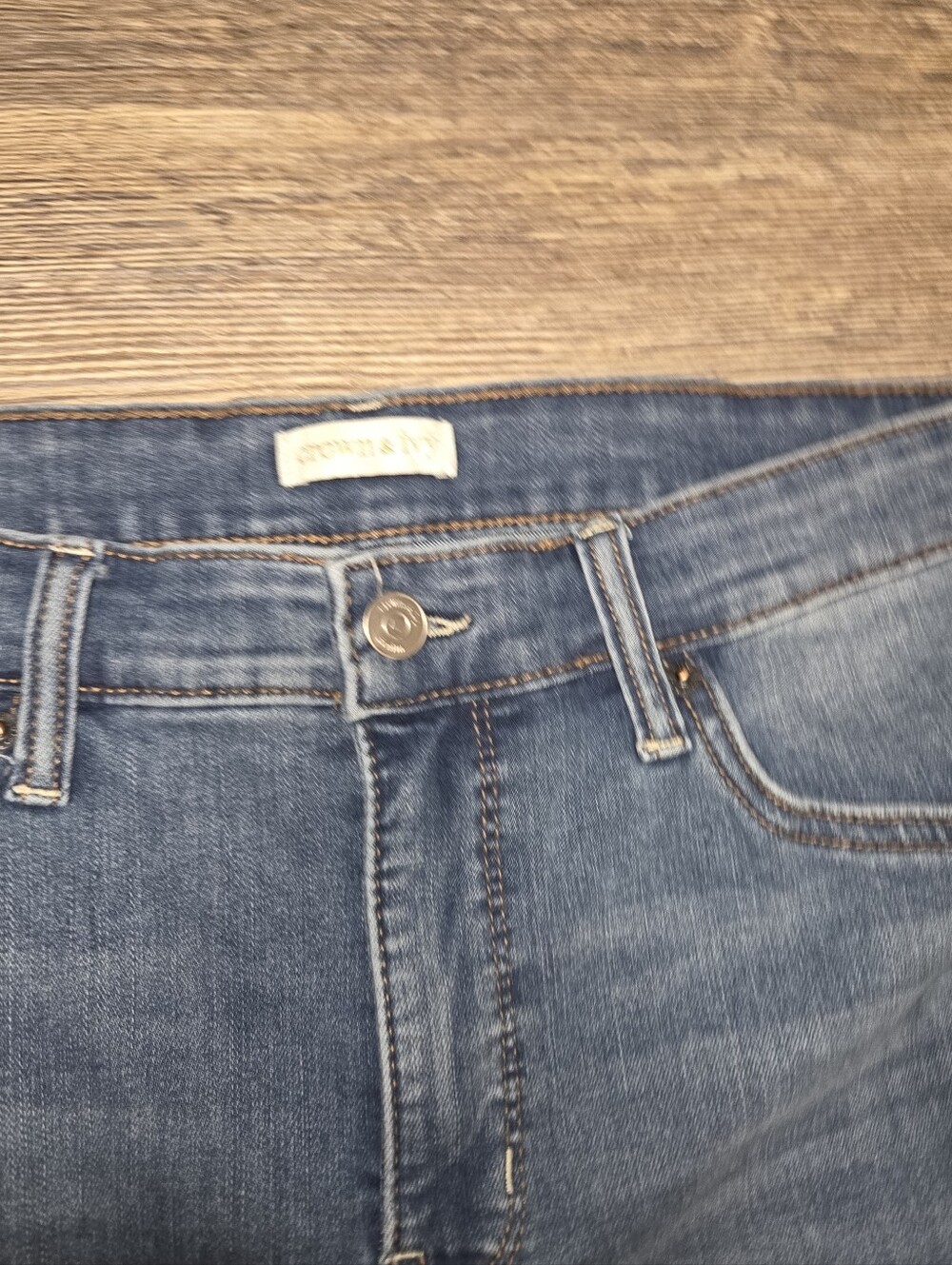 Crown & Ivy Mid Rise Straight Leg Jeans - Picture 7 of 11